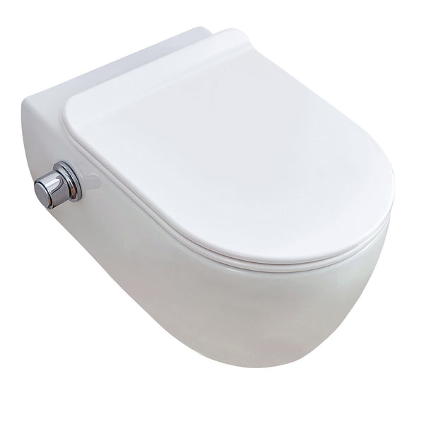 WB3040R - Rimless Toilet Plus Bidet